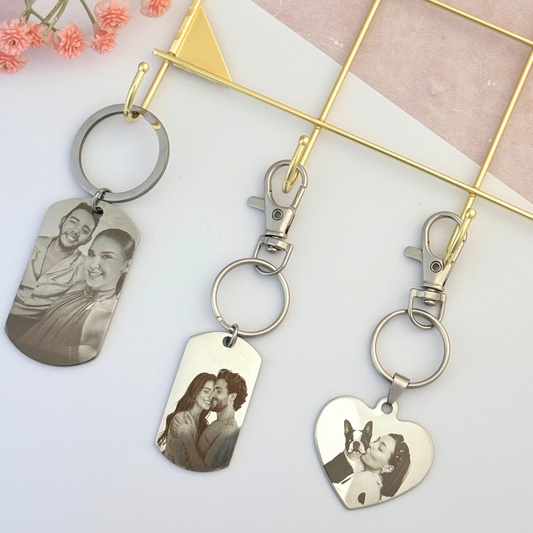 Personalized Keychains in Stainless Steel