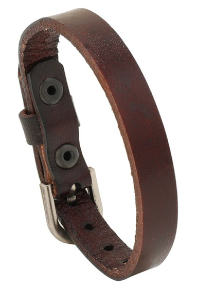 Memory Band - Personalized Leather Bracelet with Photo Engraving