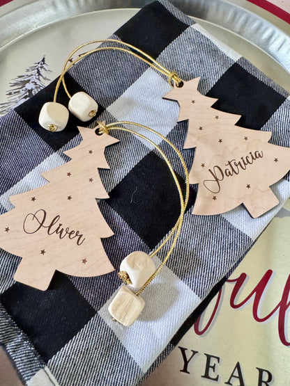 Personalized Wooden Napkin Holders – Perfect for Thanksgiving, Christmas, and New Year